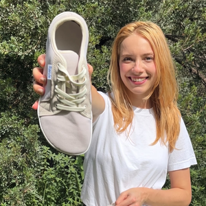 Ravule customer wearing our shoes