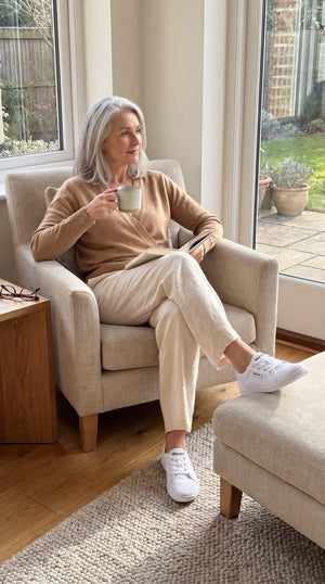 Ravule customer wearing our shoes